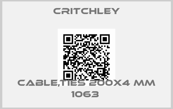 Critchley-CABLE,TIES 200X4 MM 1063 