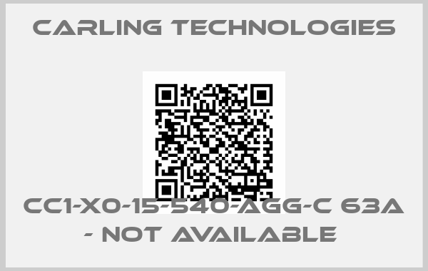 Carling Technologies-CC1-X0-15-540-AGG-C 63A - not available 