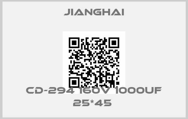 Jianghai-CD-294 160V 1000UF 25*45 