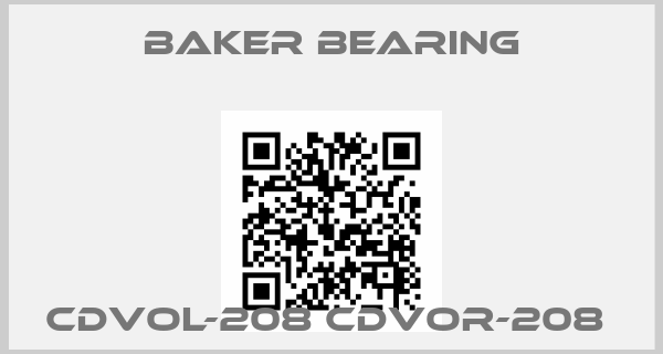 Baker Bearing-CDVOL-208 CDVOR-208 