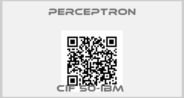 Perceptron-CIF 50-IBM 