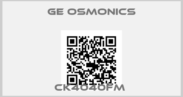 Ge Osmonics-CK4040FM 