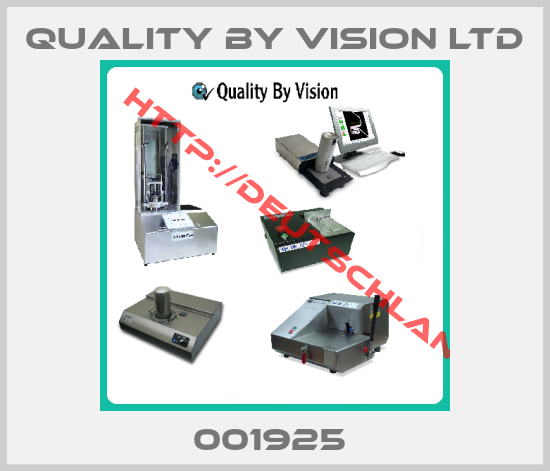 QUALITY BY VISION LTD-001925 