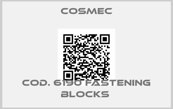 COSMEC-COD. 6190 FASTENING BLOCKS 