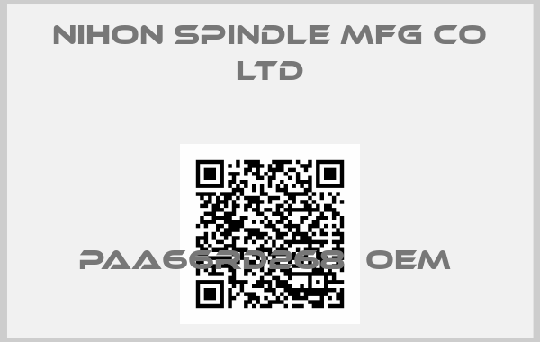 NIHON SPINDLE MFG CO LTD-PAA66RD268  OEM 