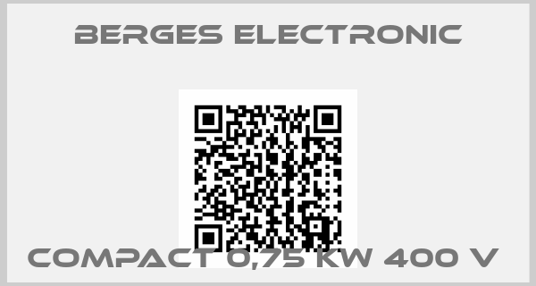 Berges Electronic-COMPACT 0,75 KW 400 V 