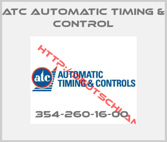 ATC AUTOMATIC TIMING & CONTROL-354-260-16-00 