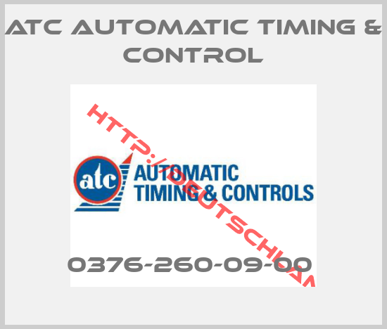 ATC AUTOMATIC TIMING & CONTROL-0376-260-09-00 