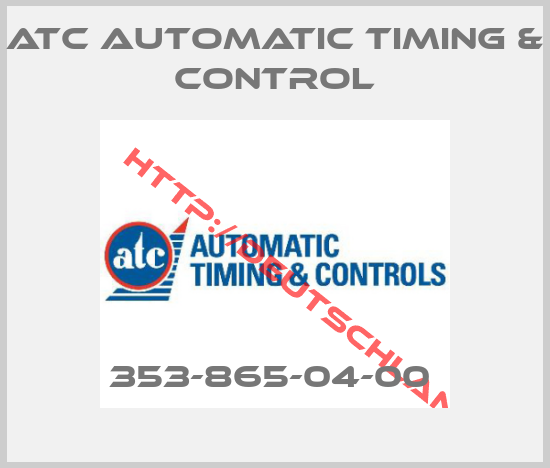 ATC AUTOMATIC TIMING & CONTROL-353-865-04-00 