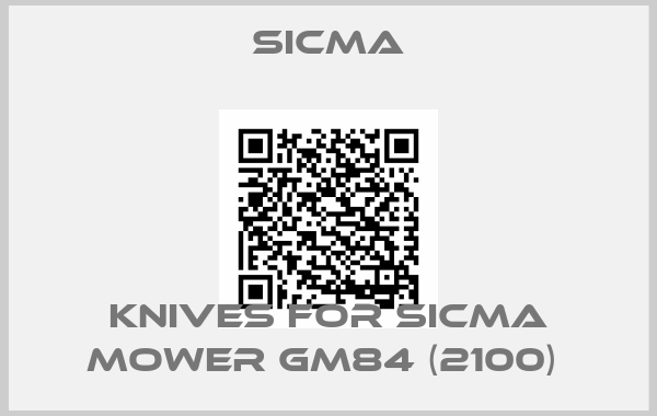 Sicma-Knives for SICMA MOWER GM84 (2100) 