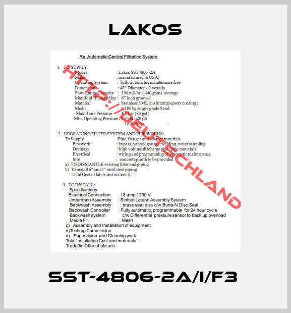 Lakos-SST-4806-2A/I/F3 