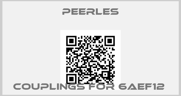 Peerles-COUPLINGS FOR 6AEF12 