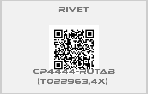 Rivet-CP4444-RUTAB (T022963,4X) 
