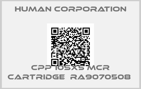 Human Corporation-CPP 10SX5 MCR CARTRIDGE  RA9070508 