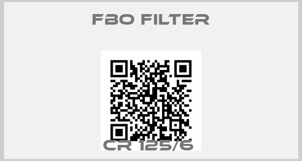 FBO Filter-CR 125/6 