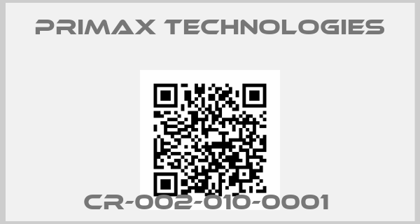 Primax Technologies-CR-002-010-0001 
