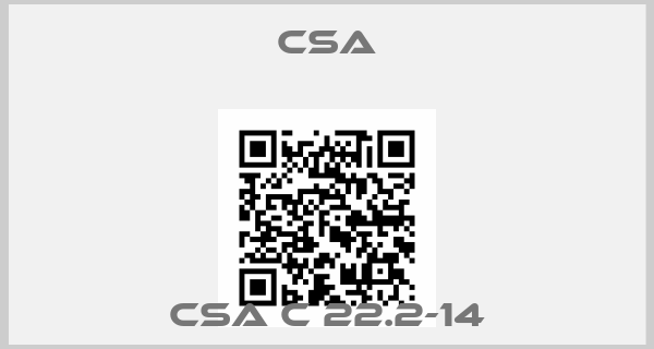 CSA-CSA C 22.2-14