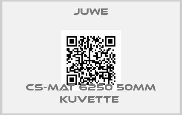 JUWE-CS-MAT 6250 50MM KUVETTE 