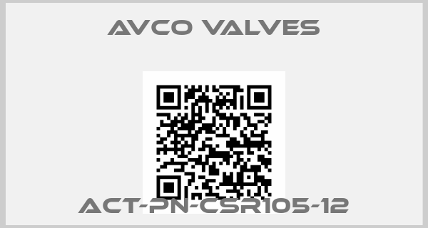 Avco valves-ACT-PN-CSR105-12