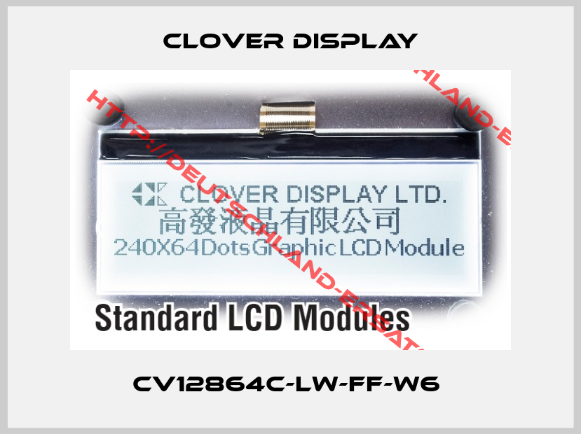 Clover Display-CV12864C-LW-FF-W6 