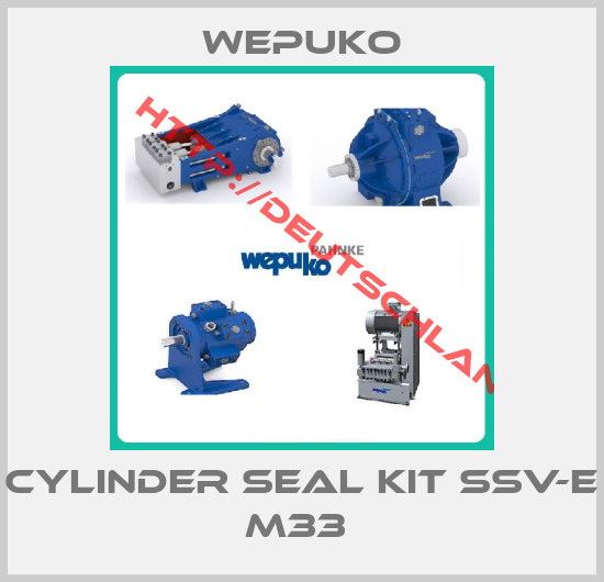 Wepuko-CYLINDER SEAL KIT SSV-E  M33 