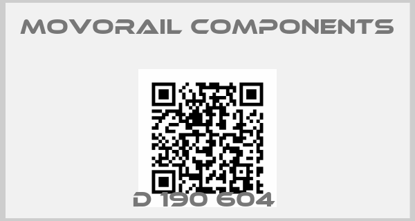 Movorail Components-D 190 604 