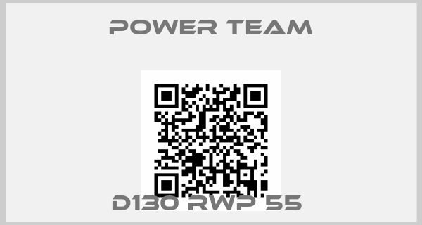Power team-D130 RWP 55 