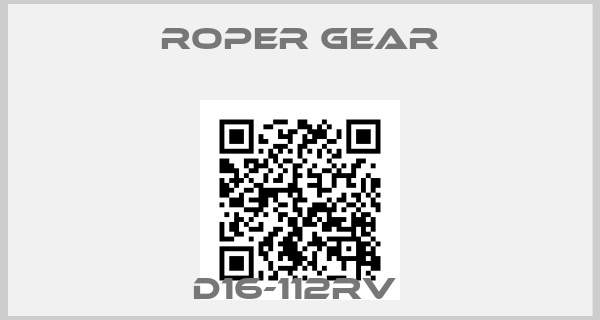 Roper gear-D16-112RV 
