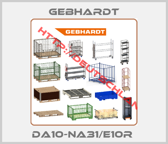 Gebhardt-DA10-NA31/E10R 