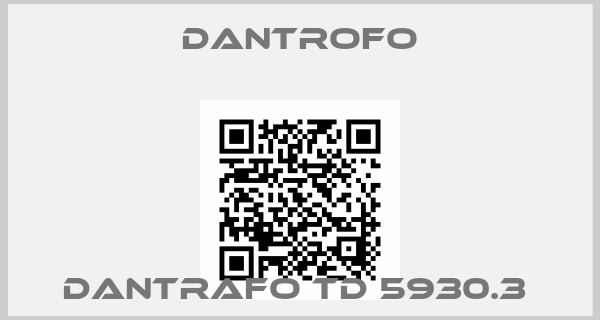 Dantrofo-DANTRAFO TD 5930.3 