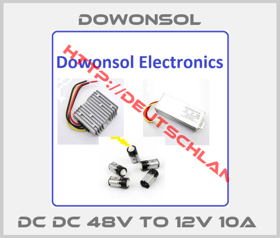 Dowonsol-DC DC 48V TO 12V 10A 