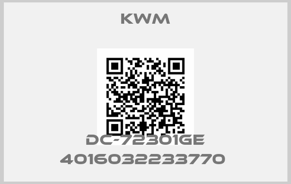 KWM-DC-72301GE 4016032233770 