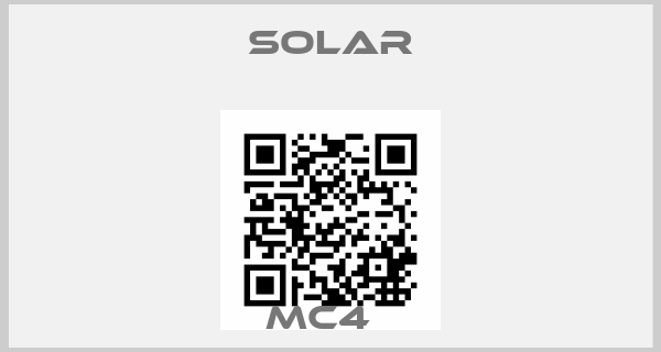SOLAR-MC4  