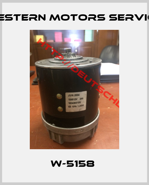 Western Motors Service-W-5158 