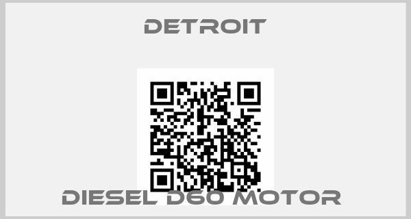 Detroit-DIESEL D60 MOTOR 