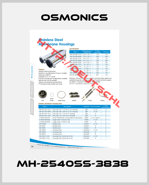 OSMONICS-MH-2540SS-3838 