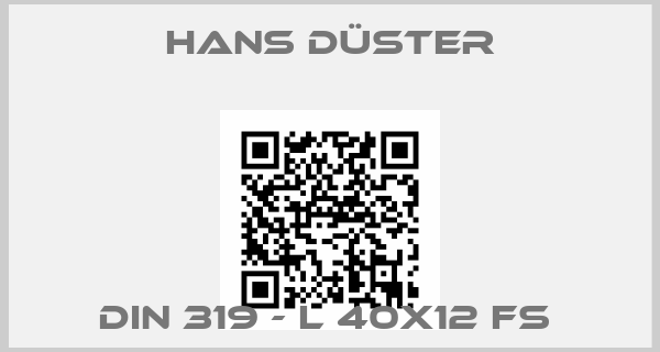 Hans Düster-DIN 319 - L 40x12 FS 