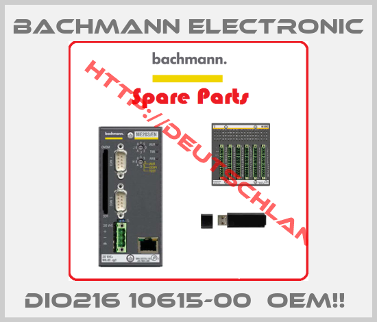 BACHMANN ELECTRONIC-DIO216 10615-00  OEM!! 