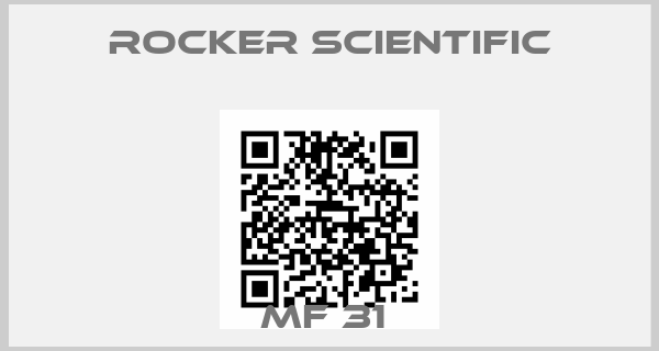 Rocker Scientific-MF 31 