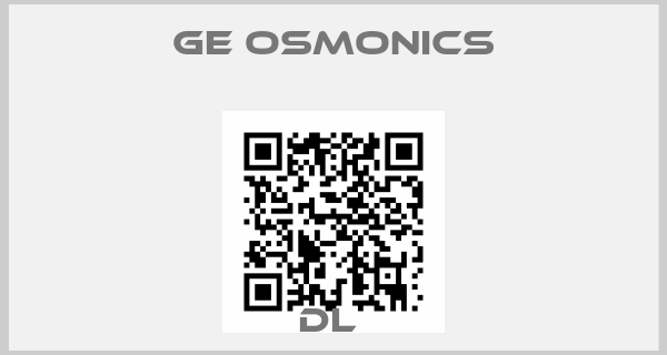Ge Osmonics-DL 