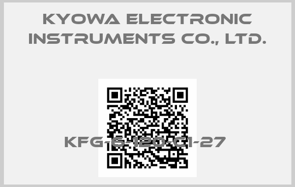 KYOWA ELECTRONIC INSTRUMENTS CO., LTD.-KFG-6-120-C1-27 