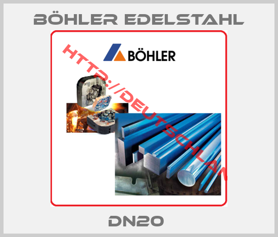 Böhler Edelstahl-DN20 