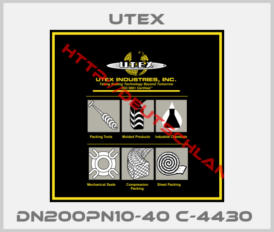 Utex-DN200PN10-40 C-4430 