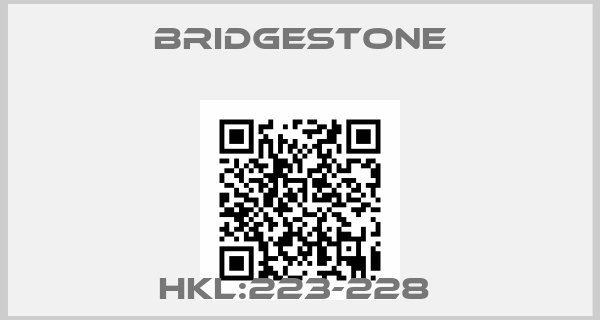 Bridgestone-HKL:223-228 