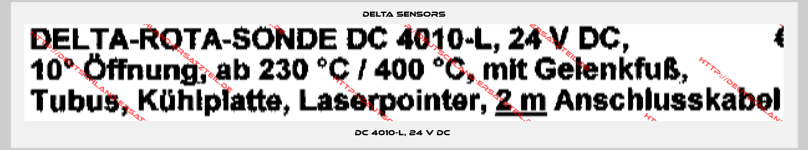 Delta Sensors-DC 4010-L, 24 V DC 