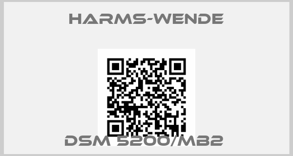Harms-Wende-DSM 5200/MB2 