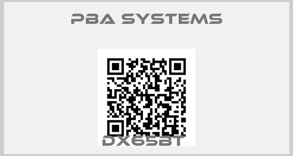 PBA Systems-DX65BT 