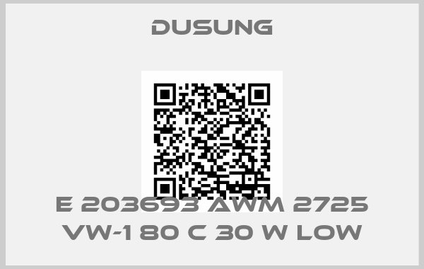 DUSUNG-E 203693 AWM 2725 VW-1 80 C 30 W LOW