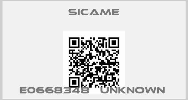 Sicame-E0668348   UNKNOWN 