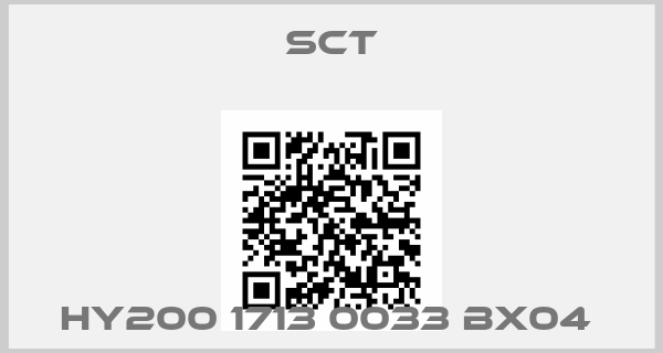 SCT-HY200 1713 0033 BX04 